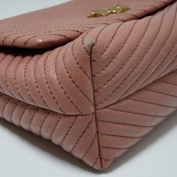 Tory Burch Matelasse Kita Moto Shoulder Bag - Picture 8 of 12